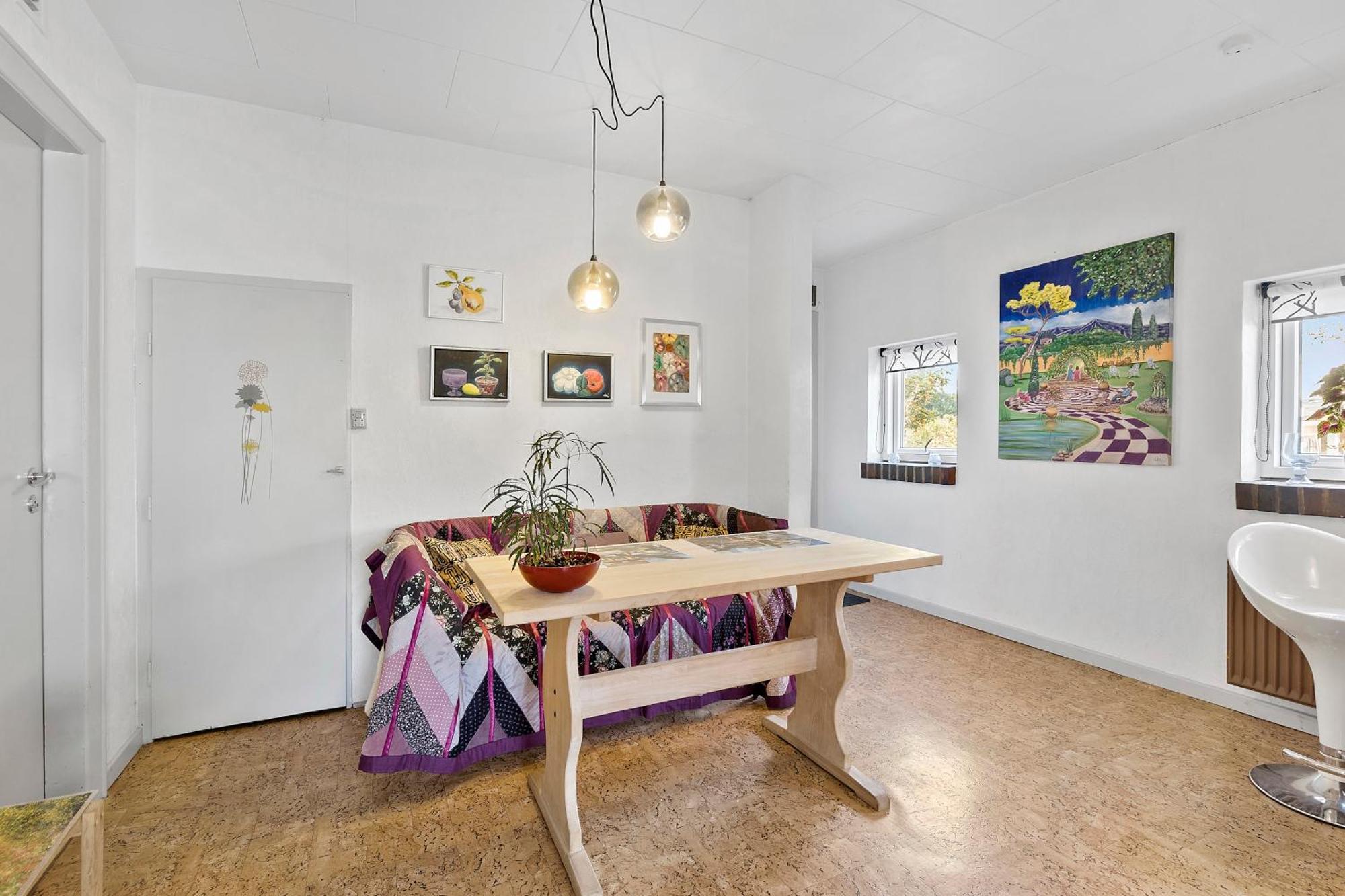 Logi I Hus Med Kunst Og Have Bed & Breakfast Vestervig Bagian luar foto